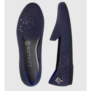 Rothy's Zodiac Scorpio Loafers Retired Slip On Washable Flat Navy Blue Size 12